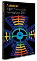 Как выглядит Autodesk Algor Simulation Professional 2011